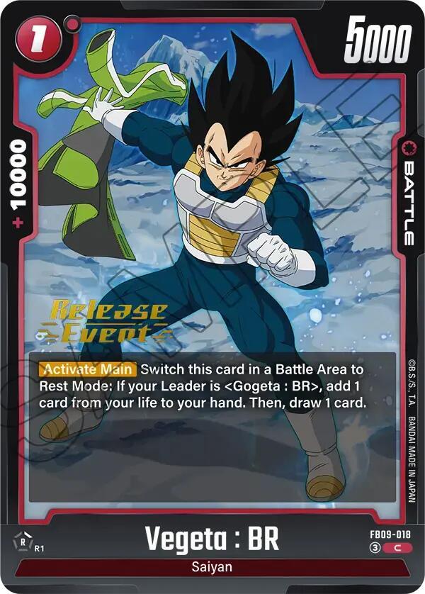 DBS Fusion World: Dual Evolution Release Event Cards Singles
