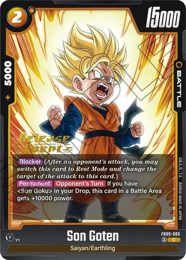 DBS Fusion World: Dual Evolution Release Event Cards Singles