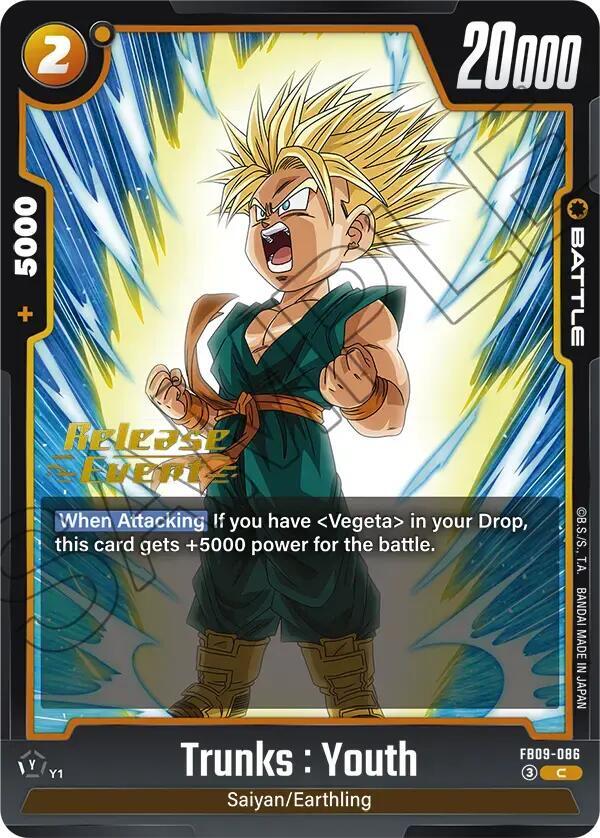 DBS Fusion World: Dual Evolution Release Event Cards Singles