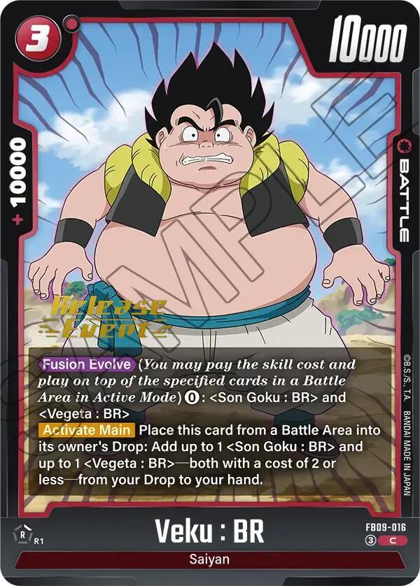 DBS Fusion World: Dual Evolution Release Event Cards Singles