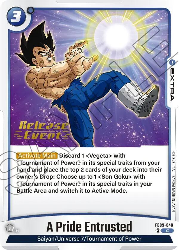 DBS Fusion World: Dual Evolution Release Event Cards Singles
