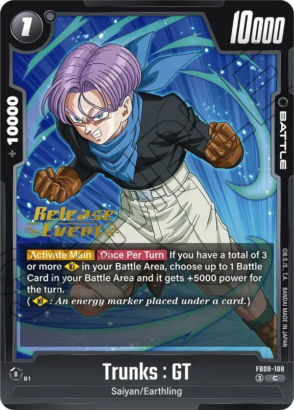DBS Fusion World: Dual Evolution Release Event Cards Singles