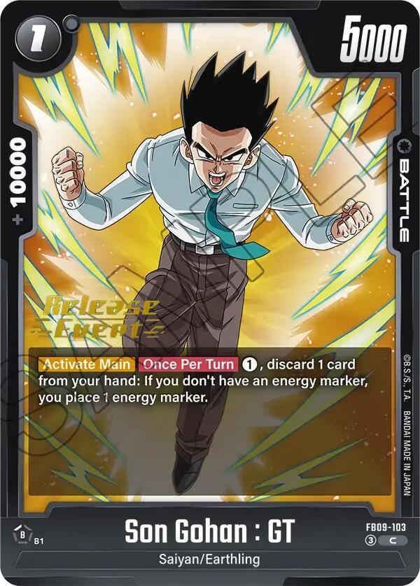 DBS Fusion World: Dual Evolution Release Event Cards Singles