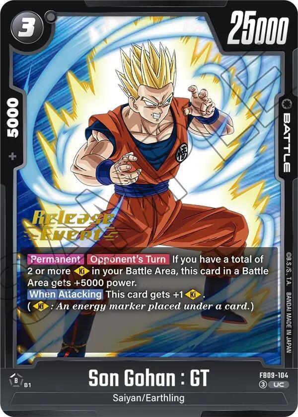 DBS Fusion World: Dual Evolution Release Event Cards Singles