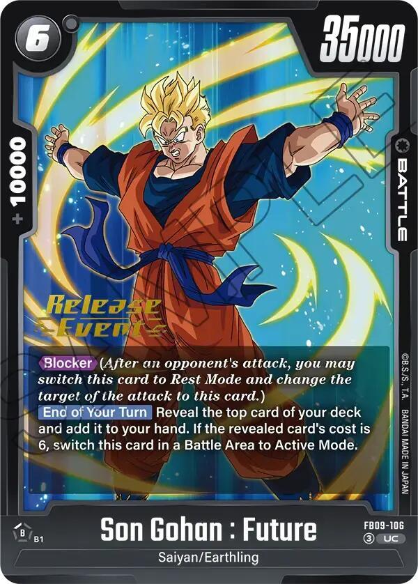 DBS Fusion World: Dual Evolution Release Event Cards Singles