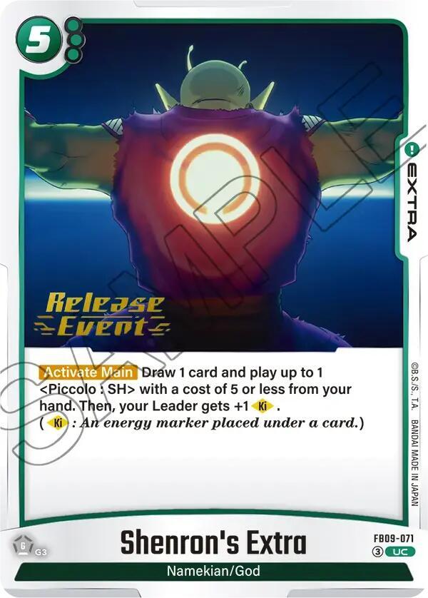 DBS Fusion World: Dual Evolution Release Event Cards Singles