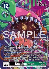 Bacchusmon (Alternate Art) | Dual Revolution | Super Rare | Foil | #BT25-077 SR