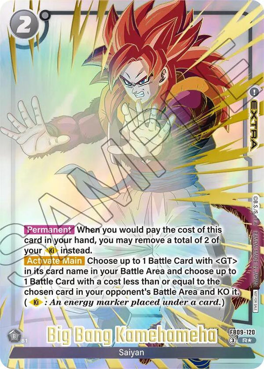 Big Bang Kamehameha (Paquete limitado 26-27 OLA1) FB09-120 R Lámina