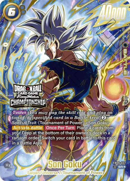 Son Goku - FB09-037 (Campeonato 26-27) FB09-037 SR CHP
