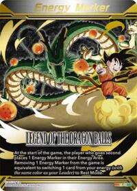 Energy Marker - Legend of the Dragon Balls (M-49) (Gold-Stamped) | Three Glorious Fighters | Foil | #M-49