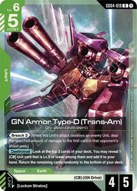 GN Armor Tipo-D (Trans-Am) GD04-019 Holográfica Rara