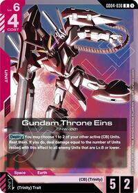 Gundam Throne Eins | Phantom Aria | Rare | Holofoil | #GD04-036