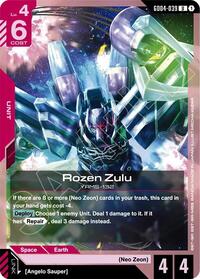 Rozen Zulu | Phantom Aria | Uncommon | Normal | #GD04-039