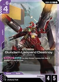 Gundam Leopard Destroy | Phantom Aria | Rare | Holofoil | #GD04-052