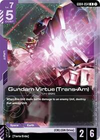 Gundam Virtue (Trans-Am) | Phantom Aria | Rare | Holofoil | #GD04-054