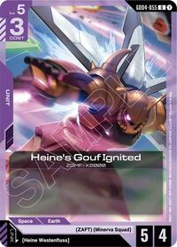 Heine's Gouf Ignited | Phantom Aria | Uncommon | Normal | #GD04-055