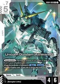 Unicorn Gundam (Awakened) | Phantom Aria | Legend Rare | Holofoil | #GD04-066