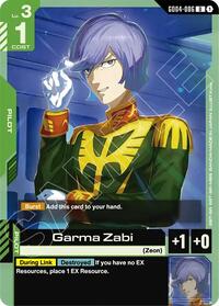 Garma Zabi | Phantom Aria | Uncommon | Normal | #GD04-086