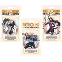 Riftbound: League of Legends Trading Card Game: Spiritforged - Sleeved Booster Pack Art Bundle [Set of 3]