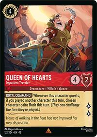 Queen of Hearts - Impatient Traveler 122/204 Rare