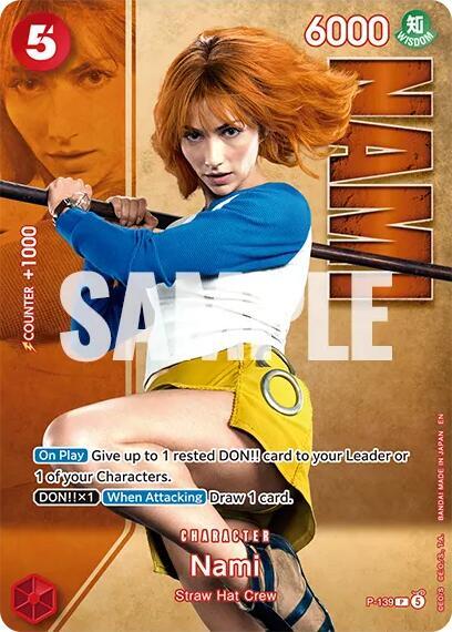 Nami - P-139 (Premium Card Collection -Live Action Edition Vol.2 Straw Hat Crew-) P-139 PR