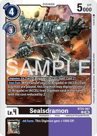 Sealsdramon | Dual Revolution | Common | Normal | #BT25-067 C