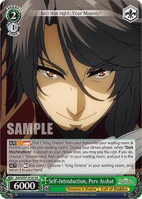 Self-Introduction, Perv Asshat (SR) | The Eminence in Shadow | Super Rare | Normal | #EIS/SX07-012S