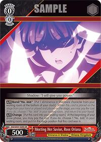 Meeting Her Savior, Rose Oriana (SR) | The Eminence in Shadow | Super Rare | Normal | #EIS/SX07-028S