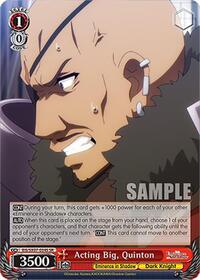 Acting Big, Quinton (SR) | The Eminence in Shadow | Super Rare | Normal | #EIS/SX07-034S