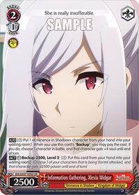Information Gathering, Alexia Midgar (SR) | The Eminence in Shadow | Super Rare | Normal | #EIS/SX07-036S