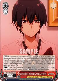 Sacrificing Himself, Cid Kagenou (SR) | The Eminence in Shadow | Super Rare | Normal | #EIS/SX07-038S