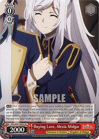 Buying Love, Alexia Midgar (SR) | The Eminence in Shadow | Super Rare | Normal | #EIS/SX07-040S