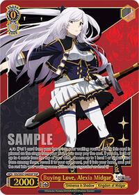 Buying Love, Alexia Midgar (SSP) | The Eminence in Shadow | Super Special Rare | Normal | #EIS/SX07-040SSP