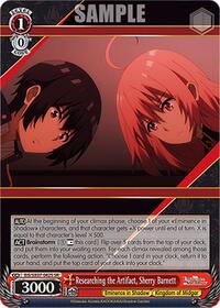 Researching the Artifact, Sherry Barnett (SR) | The Eminence in Shadow | Super Rare | Normal | #EIS/SX07-042S