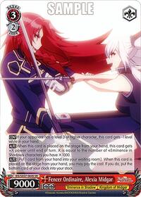 Fencer Ordinaire, Alexia Midgar (SR) | The Eminence in Shadow | Super Rare | Normal | #EIS/SX07-044S