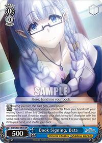 Book Signing, Beta (SR) | The Eminence in Shadow | Super Rare | Normal | #EIS/SX07-061S