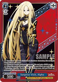Surprise Visit, Alpha (SEC+) | The Eminence in Shadow | Secret Rare Plus | Normal | #EIS/SX07-065EX+