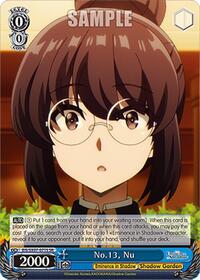 No.13, Nu (SR) | The Eminence in Shadow | Super Rare | Normal | #EIS/SX07-071S