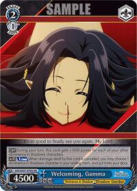 Welcoming, Gamma (SR) | The Eminence in Shadow | Super Rare | Normal | #EIS/SX07-076S