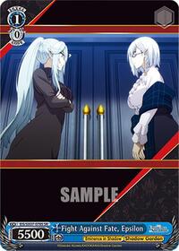 Fight Against Fate, Epsilon (SR) | The Eminence in Shadow | Super Rare | Normal | #EIS/SX07-078S