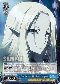 The Seven Shadows, Alpha | The Eminence in Shadow | Double Rare | Normal | #EIS/SX07-090