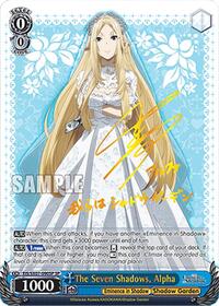 The Seven Shadows, Alpha (SP) | The Eminence in Shadow | Special Rare | Normal | #EIS/SX07-090SP