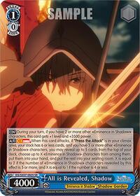 All is Revealed, Shadow (SR) | The Eminence in Shadow | Super Rare | Normal | #EIS/SX07-092S