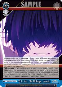 I... Am... The All Range... Atomic | The Eminence in Shadow | Uncommon | Normal | #EIS/SX07-096