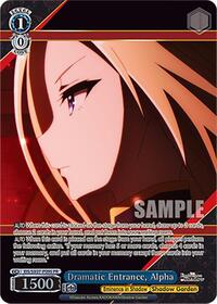 Dramatic Entrance, Alpha (PR) (Foil) | The Eminence in Shadow | Promo | Normal | #EIS/SX07-P09S