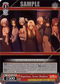 Departure, Seven Shadows | The Eminence in Shadow | Trial Deck | Normal | #EIS/SX07-T02