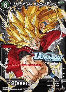 SS3 Son Goku, Man on a Mission (Event Pack 18) BT11-127 Rare Foil