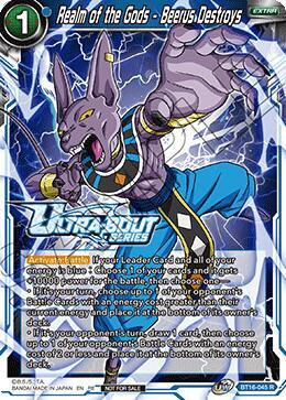 Realm of the Gods - Beerus Destroys (Event Pack 18) BT16-045 Rare Foil