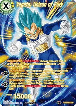 Vegeta, Unison of Fury (Premium Alt-Art Set 2026 Vol.1) EX12-02 Expansion Rare Foil