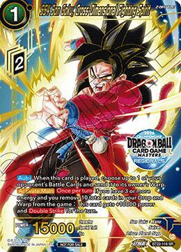 SS4 Son Goku, Cross-Dimensional Fighting Spirit (2026 Championship Regionals Top 16) BT22-116 Super Rare Foil